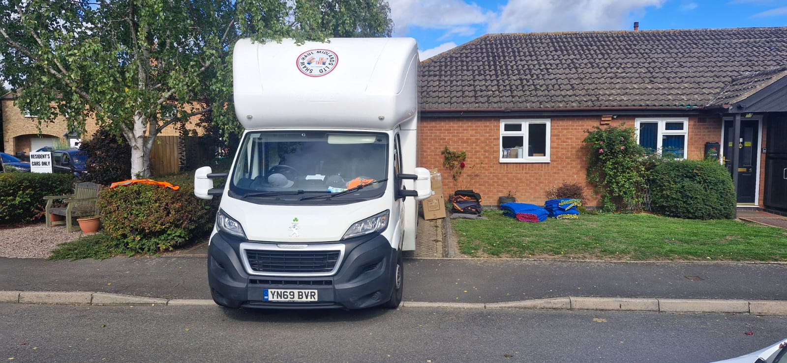 Furniture safely loaded in a Shaw Haul removal van