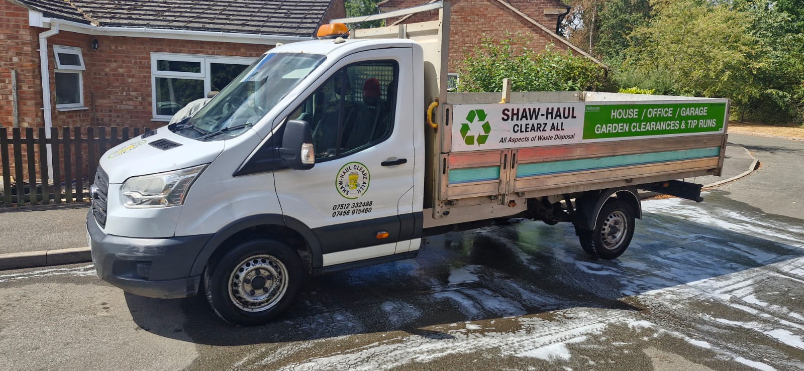 Fleet: branded Shaw Haul Clearz All tipper truck